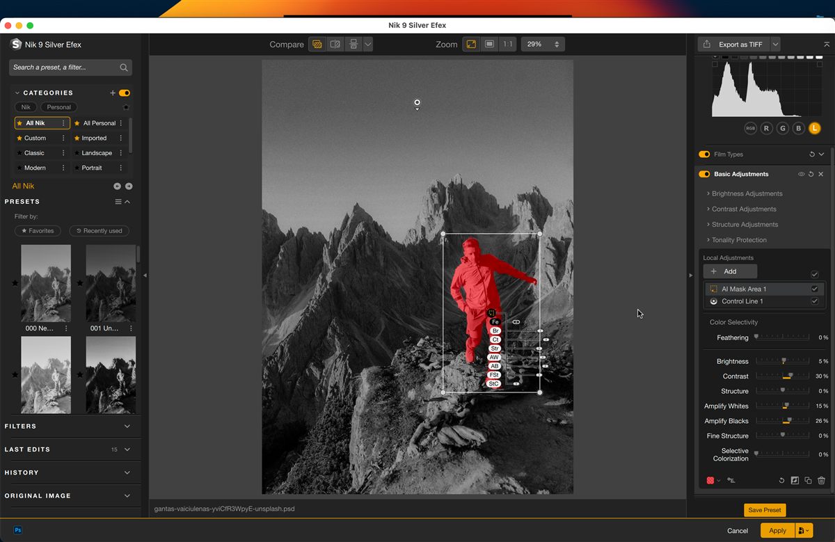 DxO Nik Collection 9 &mdash; AI Masks in action