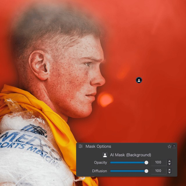 DxO PhotoLab 9.6 &mdash; AI Mask diffusion control