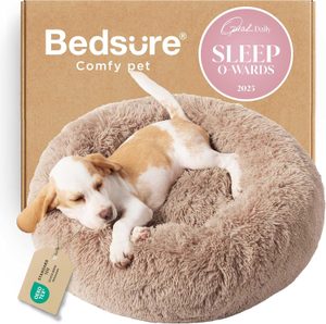 Bedsure Calming donut dog bed for anxious dogs