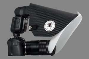 Macro flash diffuser cone for insect photography