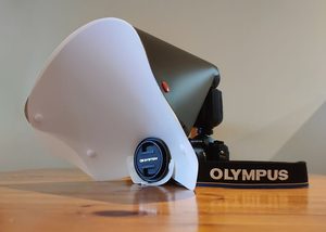 DIY macro diffuser from white cutting board