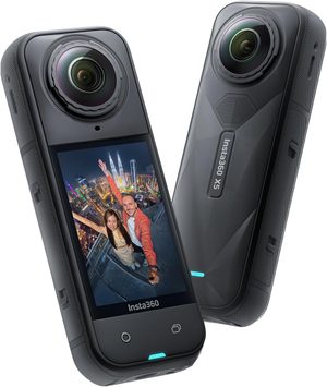 Insta360 X5 — flagship 360-degree camera with 8K capture and replaceable lenses