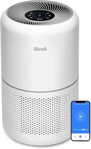 Levoit Core 300S — compact bedroom air purifier with VeSync app