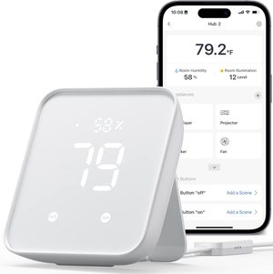 SwitchBot Hub 2 smart home hub with IR blaster