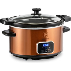 Toastmaster 4-Quart Digital Slow Cooker with locking lid